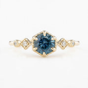 Stella Ring Montana Sapphire, 14K Yellow Gold