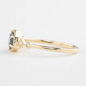 Stella Ring Montana Sapphire, 14K Yellow Gold