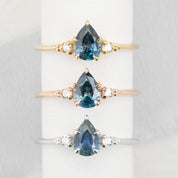【即日配送】エステルリング ・0.81ct・加熱モンタナ産ブルーサファイア・K14YG