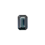 1.72ct Emerald Cut Deep Teal Blue Madagascar Sapphire SF229