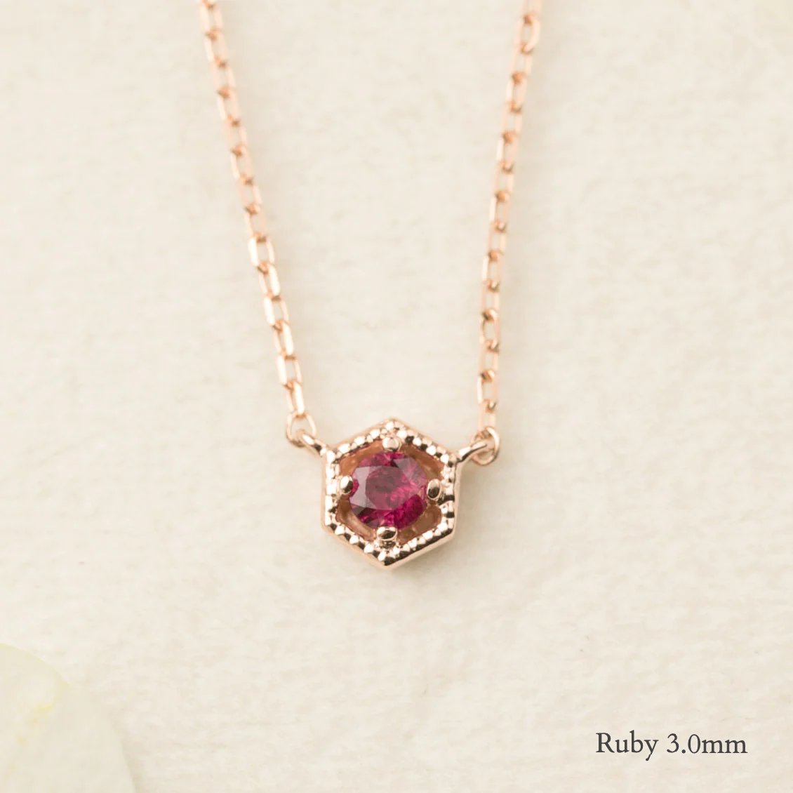 Milgrain Hexagon Necklace Setting