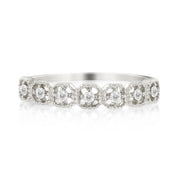 Milgrain Square Eternity Ring