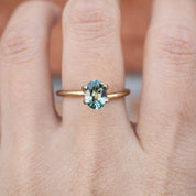 1.35ct ブルーグリーンサファイア モンタナ産
