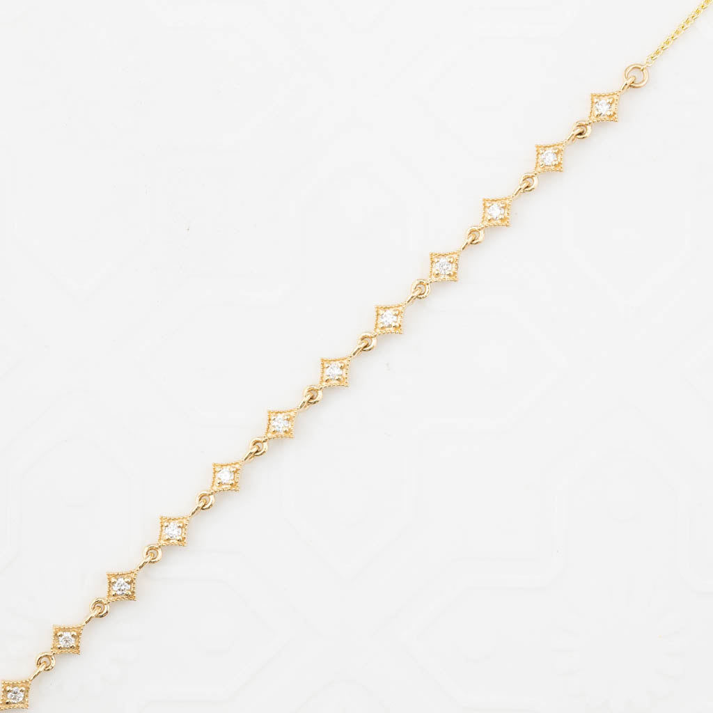Star Diamond Tennis Bracelet