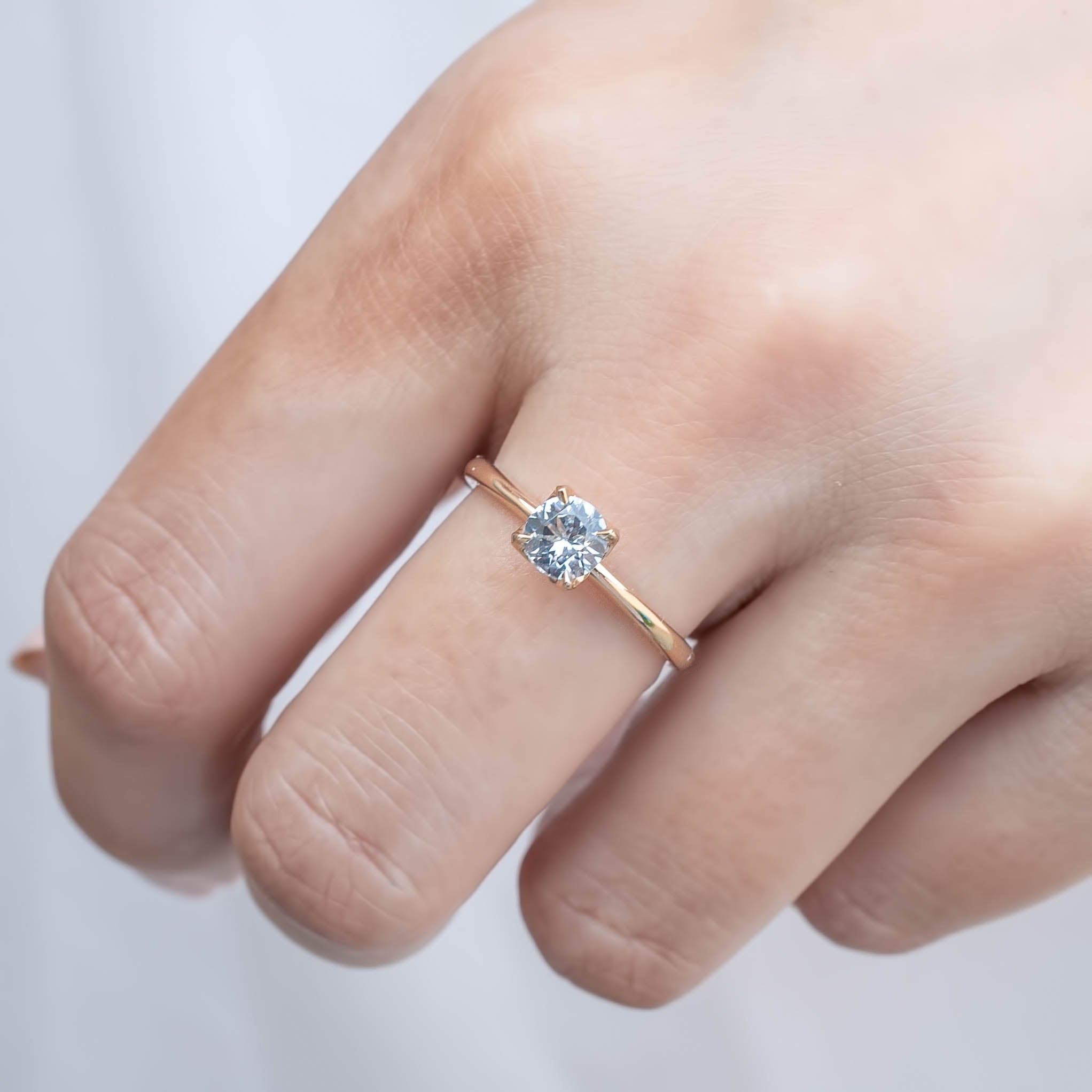 Sara Ring, 0.66ct Montana Sapphire