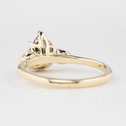 Ayana Ring, 1.09ct Teal Blue Queensland Sapphire