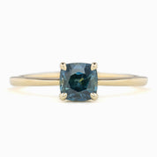 【一点物】サラリング ・0.81ct・加熱モンタナ産ティールブルーサファイア・K14YG