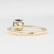 Sara Ring, 1.13ct Green Yellow Montana Sapphire