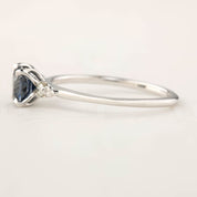 Estel Ring, Cushion Cut 1.29ct Blue Spinel