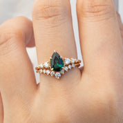 エステルラックスリング　1.25ct グリーントルマリン
