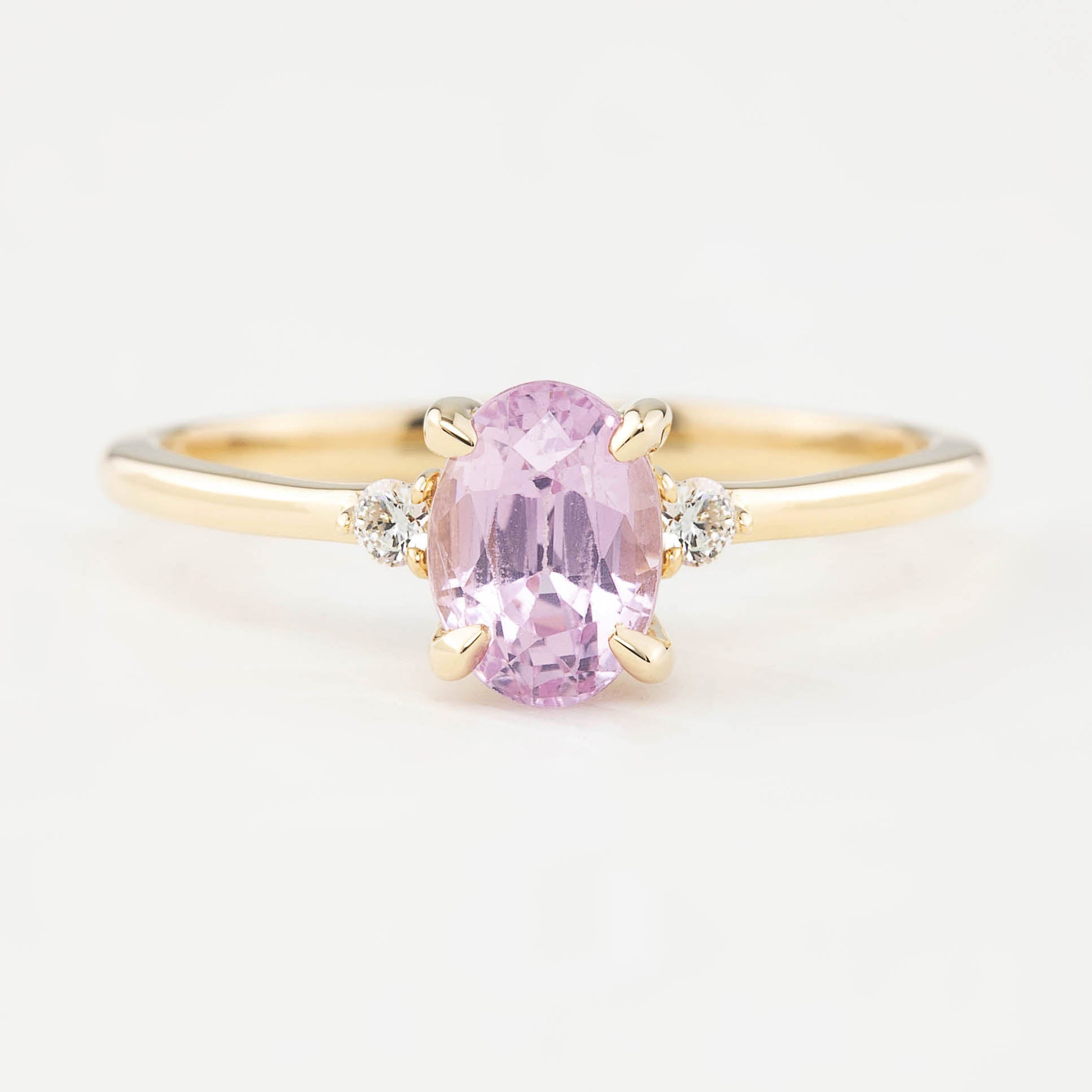 エミリーリング　ピンクサファイア　1.38ct　14Kイエローゴールド