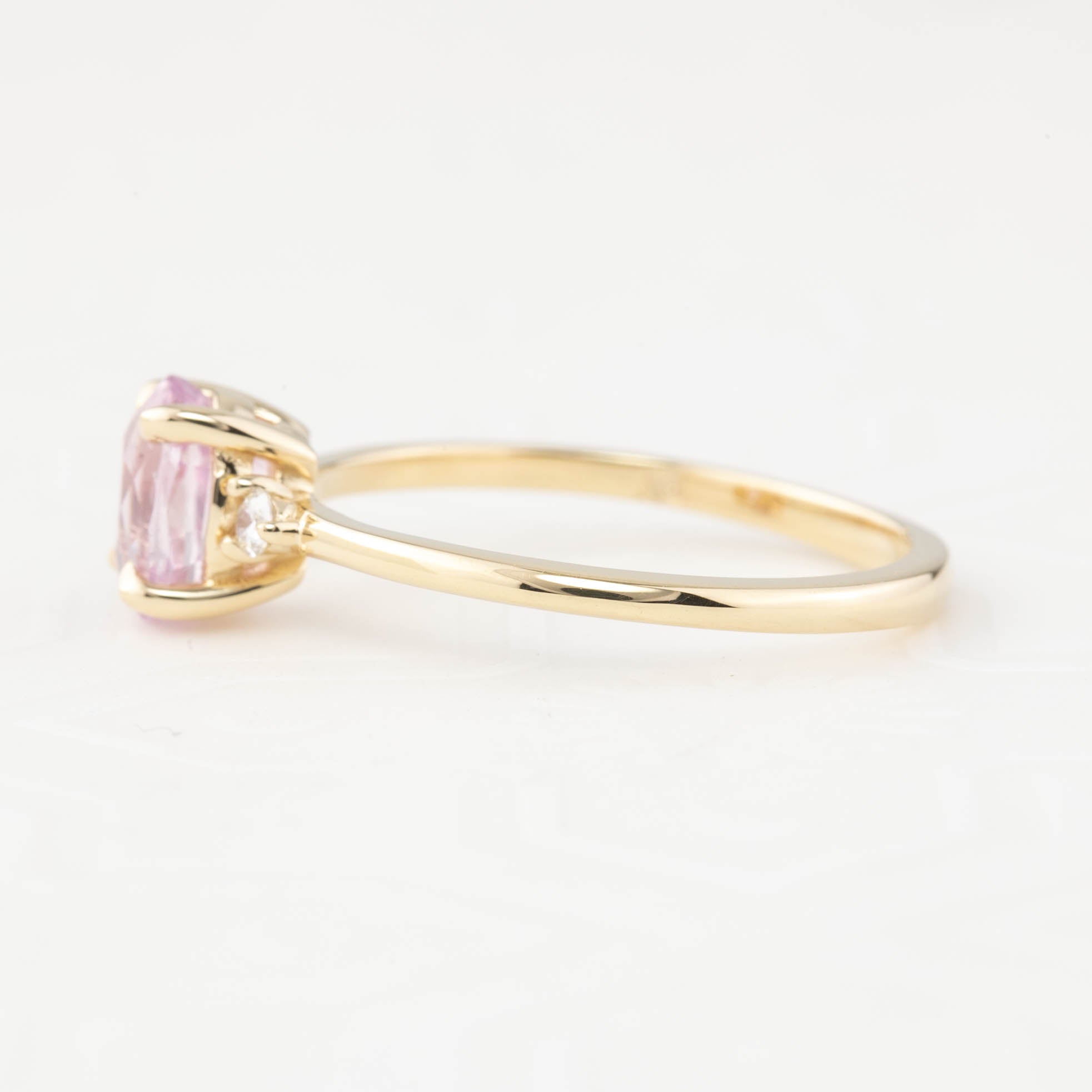 エミリーリング　ピンクサファイア　1.38ct　14Kイエローゴールド