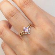 エミリーリング　ピンクサファイア　1.38ct　14Kイエローゴールド