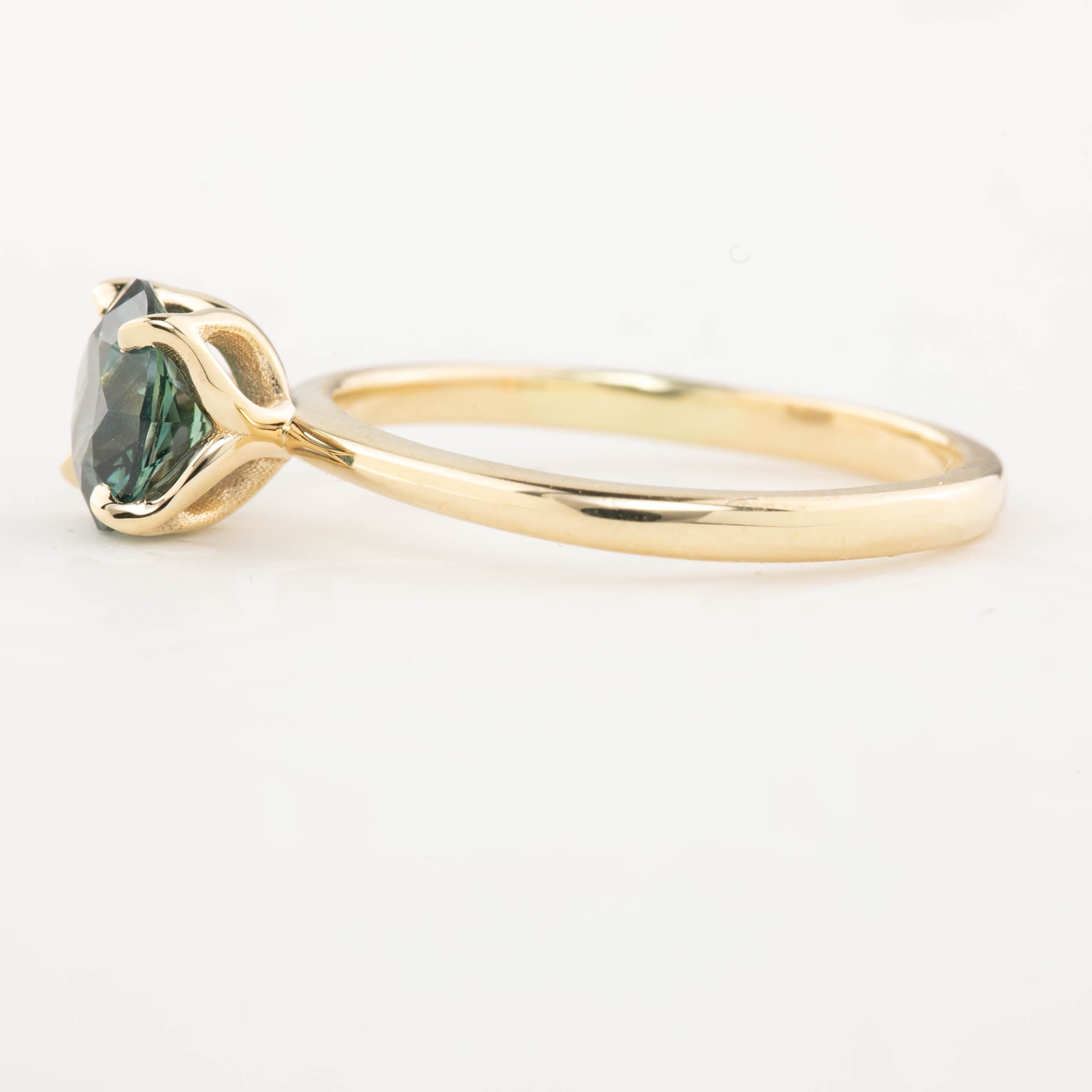 Sara Ring - 1.41ct Green Montana Sapphire (One of a kind)
