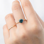 Sara Ring - 1.41ct Green Montana Sapphire (One of a kind)