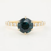 Maria Luxe Ring - 2.26ct Green Sapphire (One of a kind)