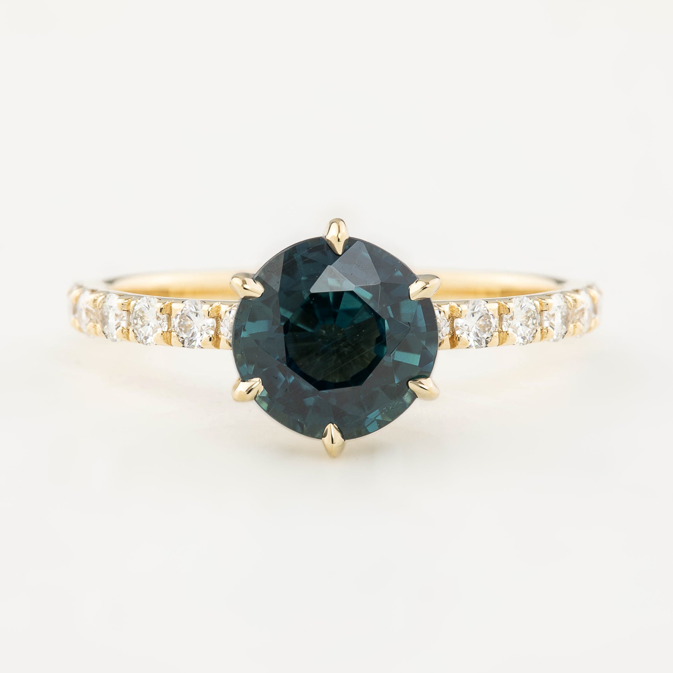 Maria Luxe Ring - 2.26ct Green Sapphire (One of a kind)