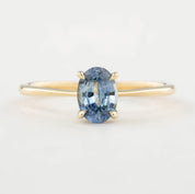 Nina Ring - 0.86ct Blue Montana Sapphire (One of a kind)