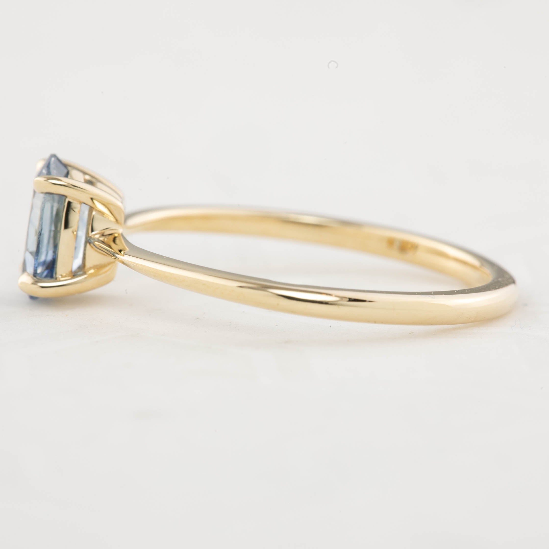 Nina Ring - 0.86ct Blue Montana Sapphire (One of a kind)