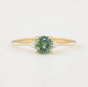 Sofia Ring - 0.72ct Green Sapphire (One of a Kind)