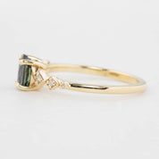 Celeste Ring - 1.04ct Green Montana Sapphire (One of a kind)