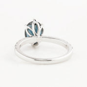 GIA Certified 2.39ct Queensland Sapphire Maria Luxe Ring, Platinum