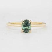 Sara Ring - 0.80ct Green Montana Sapphire (One of a kind)