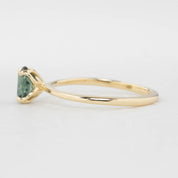 Sara Ring - 0.80ct Green Montana Sapphire (One of a kind)