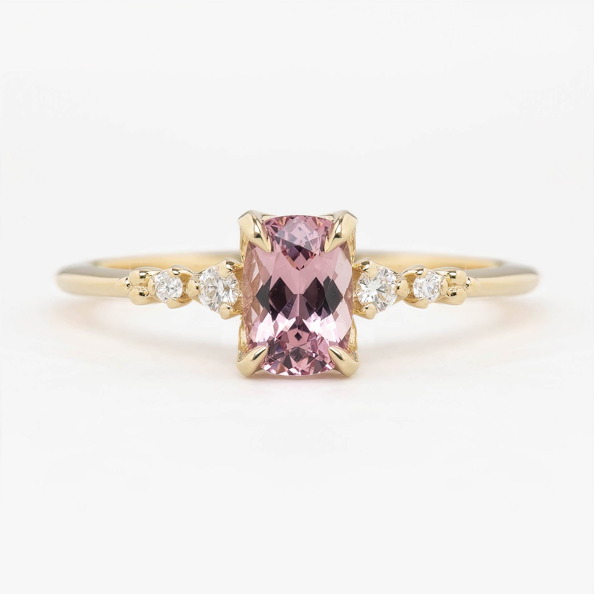Estel Fleur Four Prongs Ring - 0.82ct Pink Spinel (One of a kind)