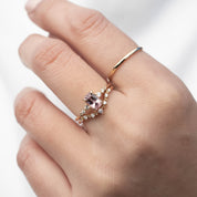 Estel Fleur Four Prongs Ring - 0.82ct Pink Spinel (One of a kind)
