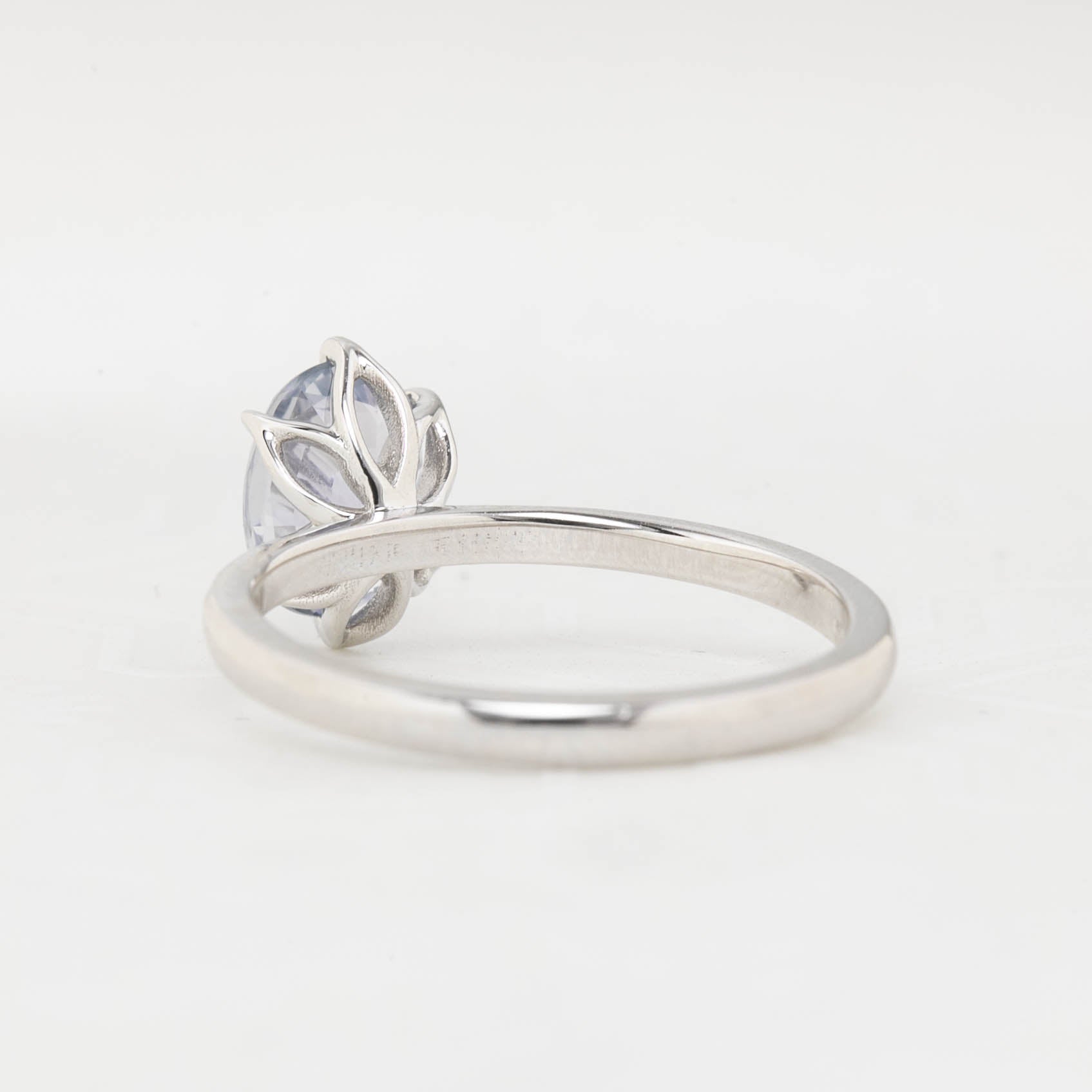 【即日配送】フローリンリング ・1.47ct・非加熱マダガスカル産ライトブルーサファイア・K14WG