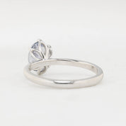 【即日配送】フローリンリング ・1.47ct・非加熱マダガスカル産ライトブルーサファイア・K14WG