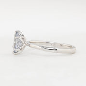 【即日配送】フローリンリング ・1.47ct・非加熱マダガスカル産ライトブルーサファイア・K14WG