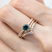 Maria Luxe Ring, 1.11ct Queensland Sapphire