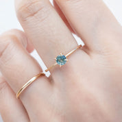 Sara Ring, 0.40ct Unheated Madagascar Sapphire of your choice