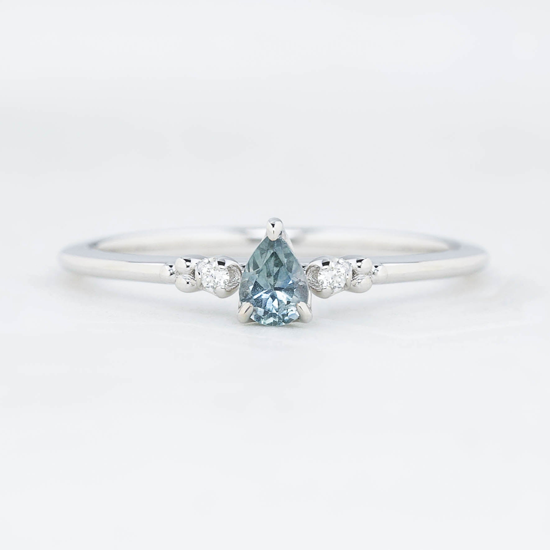 Estel Ring, 0.15ct Montana Sapphire