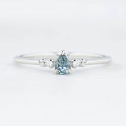 Estel Ring, 0.15ct Montana Sapphire
