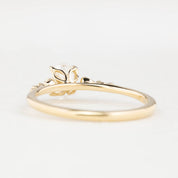Estel Fleur Ring, 0.40ct Oval Diamond