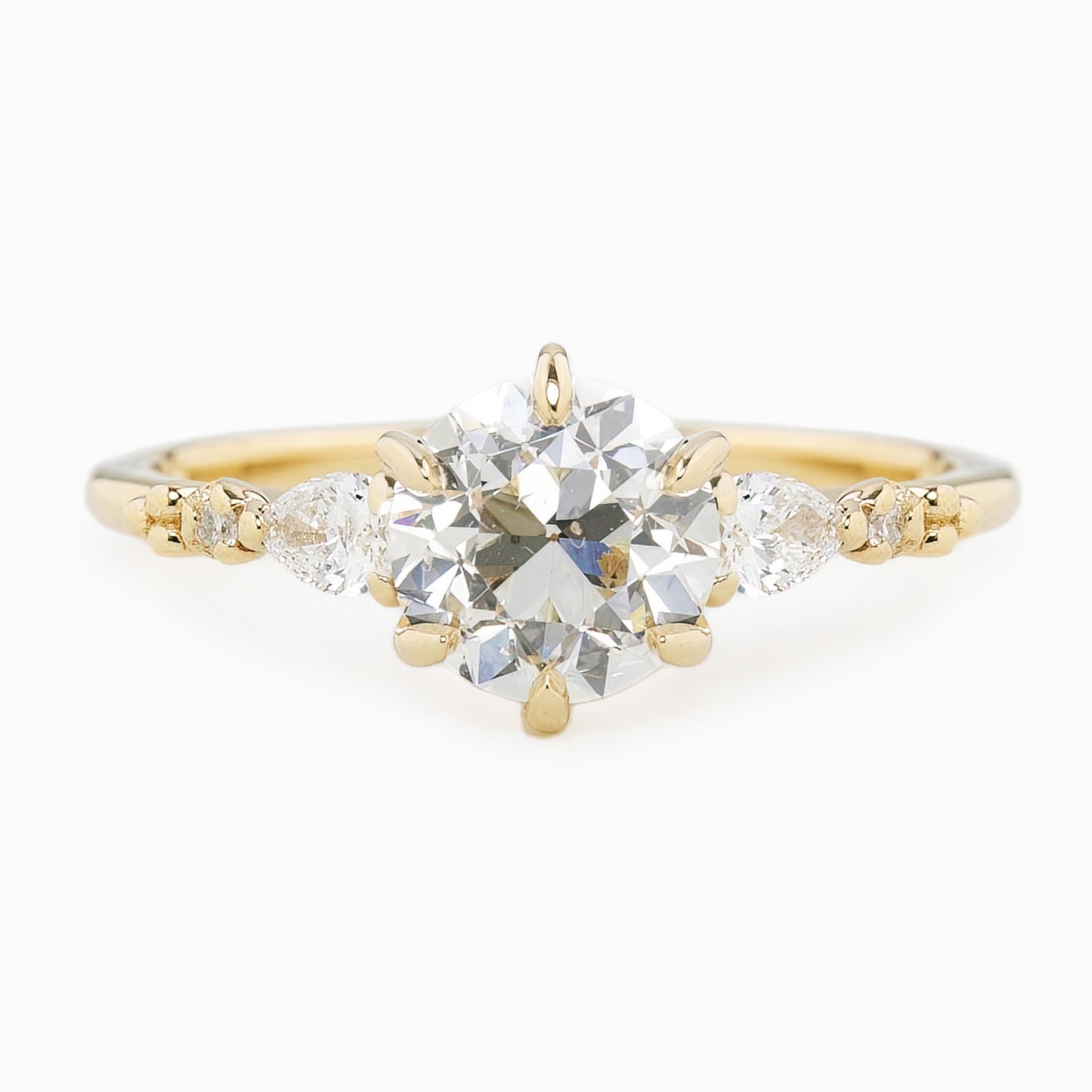 Estel Fleur Petal Ring, 1.30ct Diamond | GIA Certified