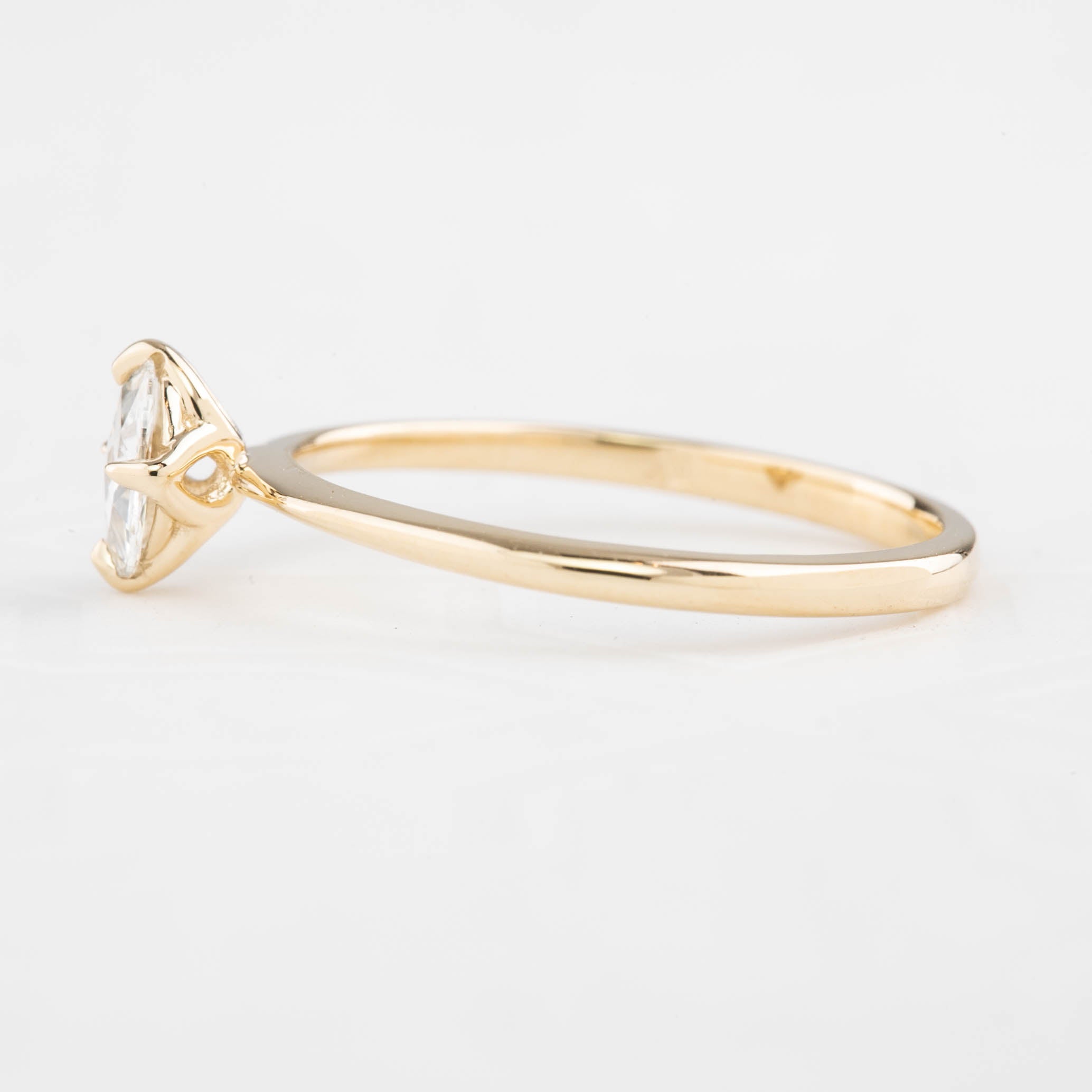 Alice Ring, 0.30ct Oval Rose Cut Diamond