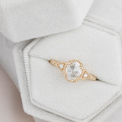 Agatha Oval Rose Cut Diamond Ring