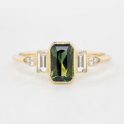 Edith Ring - 1.06ct Green Queensland Sapphire (One of a kind)