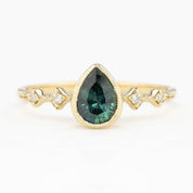 Celeste Ring, 0.70ct Montana Sapphire