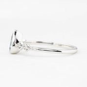 Celeste Ring, 0.62ct Blue Montana Sapphire