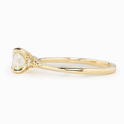 Estel Ring, 0.84st Cushion Diamond | GIA Certified