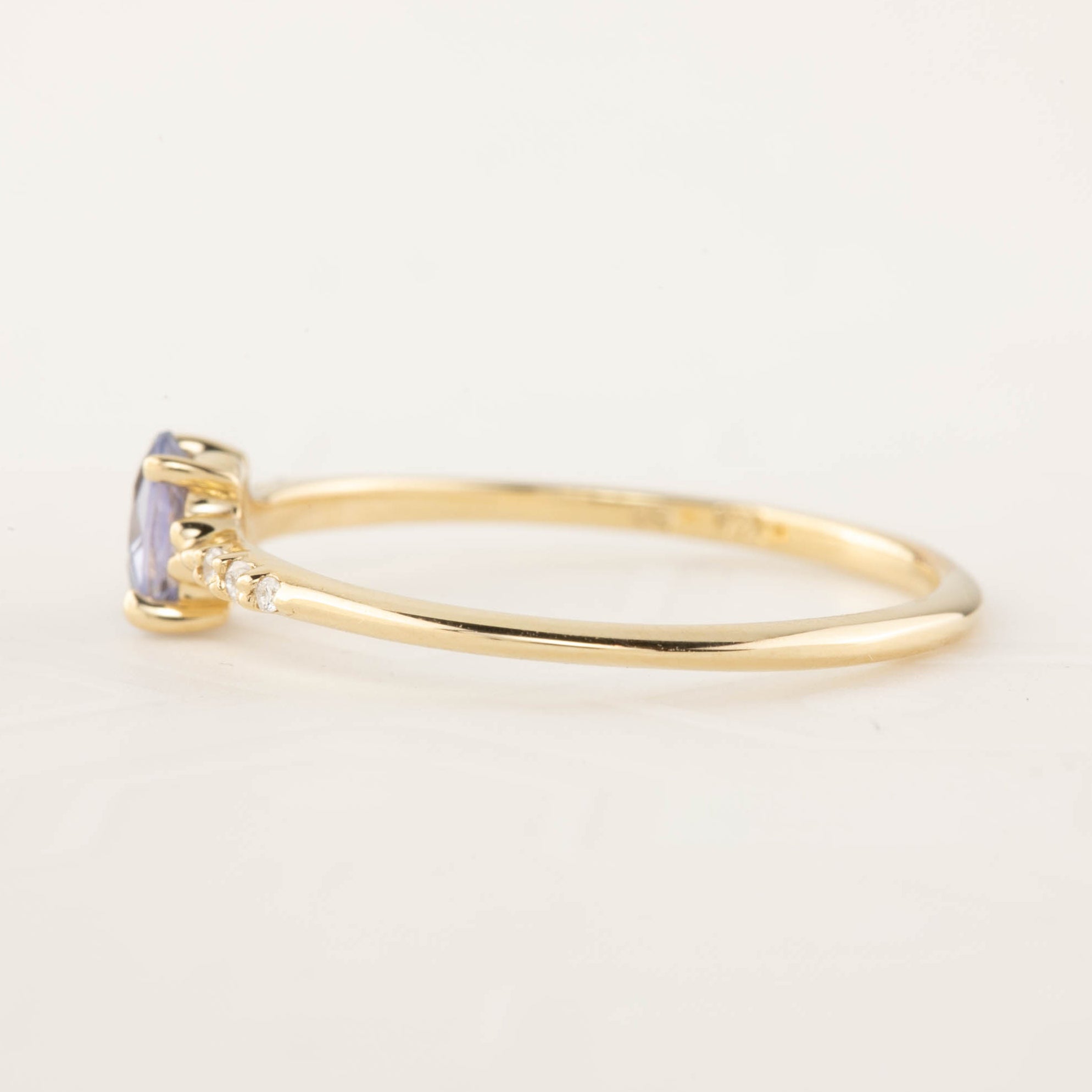 Estel Ring, 0.20ct Unheated Sapphire of your choice, oval shape gemstone