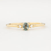 Estel Ring, 0.20ct Unheated Sapphire of your choice, oval shape gemstone