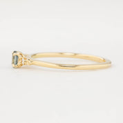 Estel Ring, 0.20ct Unheated Sapphire of your choice, oval shape gemstone
