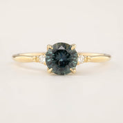 Estel Ring - 1.49ct Blue-Green Montana Sapphire (One of a kind)