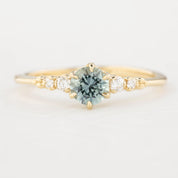 Estel Fleur Six Prongs Ring - 0.55ct Light Blue Montana Sapphire (One of a kind)